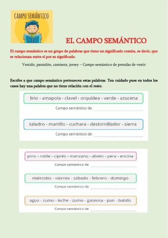 El campo semántico