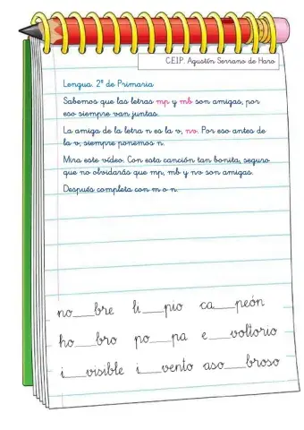 Ortografía mp, mb y nv