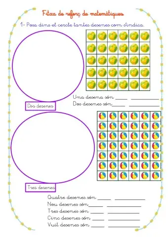 Matemàtiques. Fitxa 29.