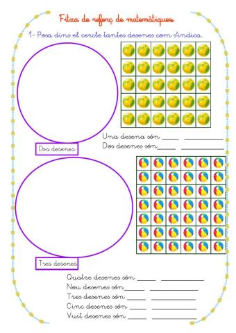 Matemàtiques. Fitxa 29.