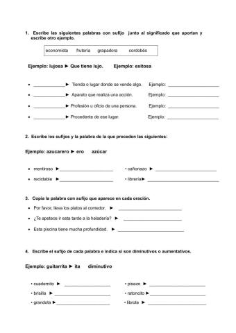 Evaluación vocabulario