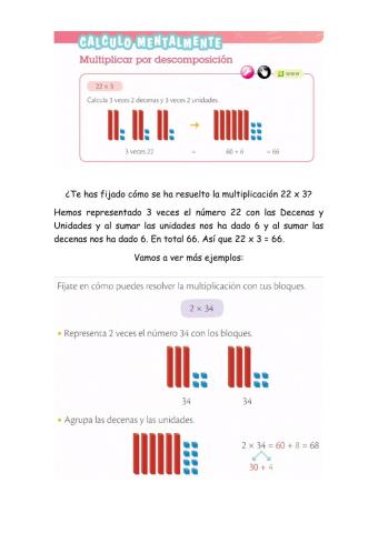 Multiplicar por descomposición
