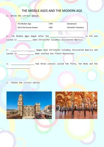 The Middle Ages and The Modern Age