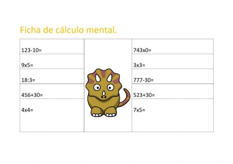 Cálculo mental