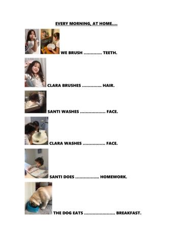 Possessive Adjectives