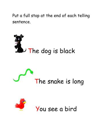 Telling Sentences