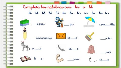 Completa las palabras