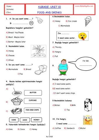Food and Drinks Test