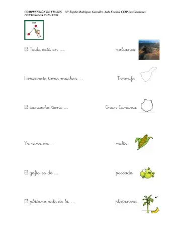 Comprensión de frases