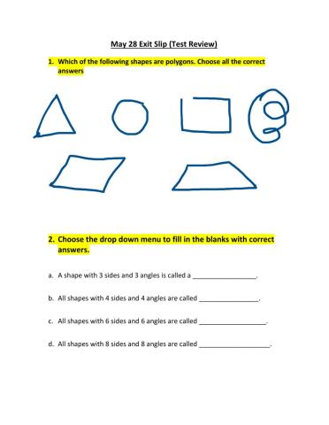 Review of polygons
