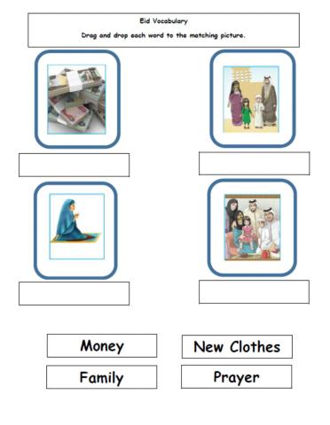 Eid Vocabulary