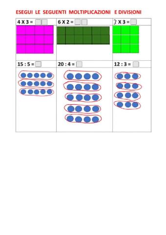 Moltiplicazioni e divisioni