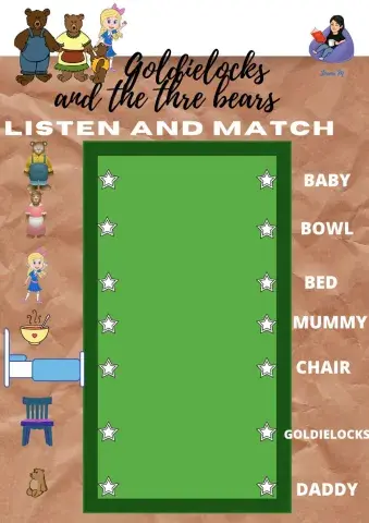 Goldielocks and the three bears