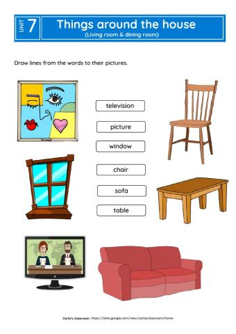 Things around the house (dining and living rooms)