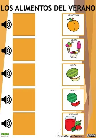 Los alimentos del verano