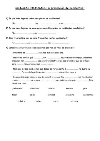 Prevención dos accidentes