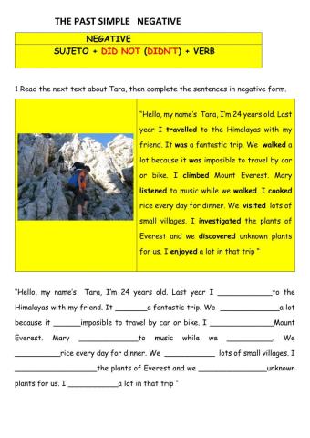 Regular verbs