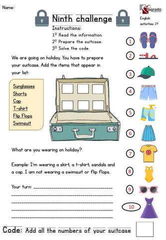 On holiday (I'm wearing...)