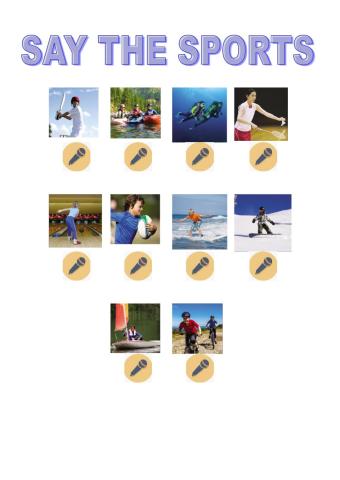 Say the sports tiger 5 macmillan