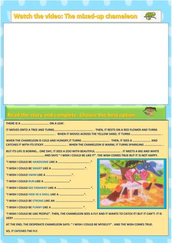 The mixed-up chameleon