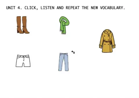 Clothes. Drag and droop