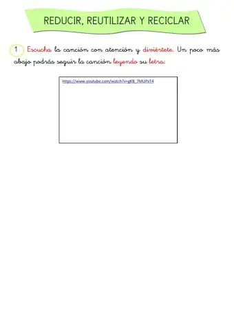 Reducir, reutilizar y reciclar