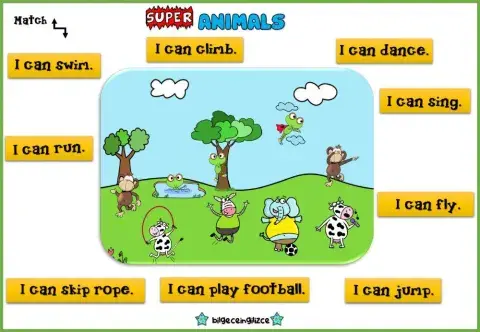 Super Animals (Join with arrows)