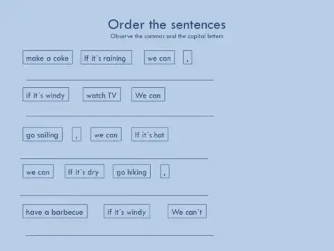 Unit 5 Conditional Sentences Activity