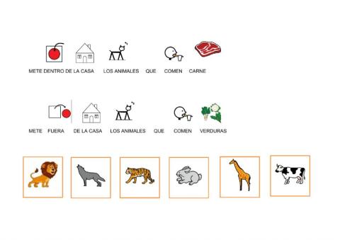 Dentro-fuera apoyo imagen