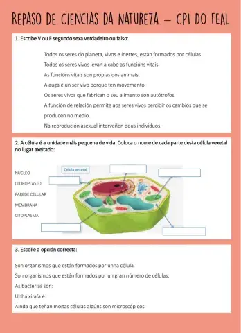 Ciencias da Natureza - Repaso xeral