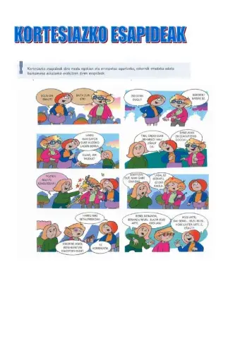 Kortesiazko esapideak