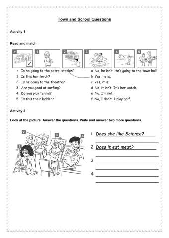 Sports and School questions