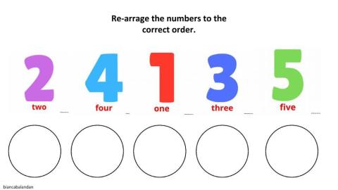 1-5 Numbers