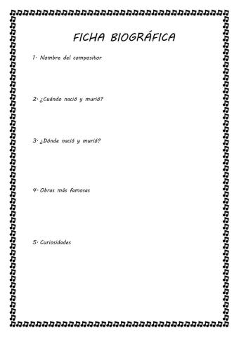 Ficha biográfica compositor