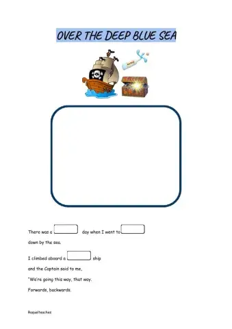 Over the deep blue sea