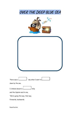 Over the deep blue sea