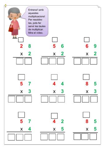 La multiplicació portant
