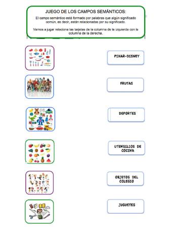 Juego de campos semanticos