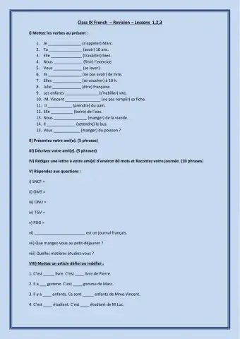 Class IX Lessons 1,2,3