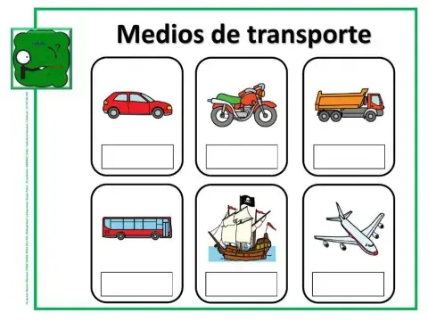 Cómo se llama: transportes