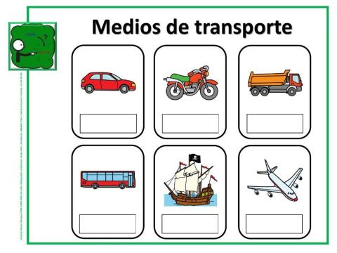 Cómo se llama: transportes