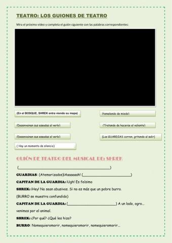 Guión de teatro