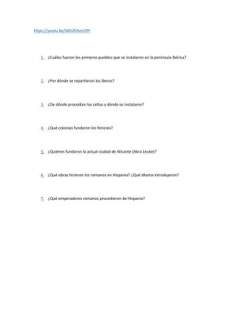 La edad antigua en España