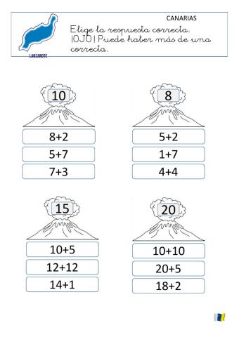 Descomposición de números