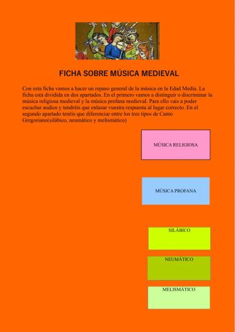 Ficha de musica medieval