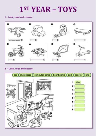 2nd Year - Toys