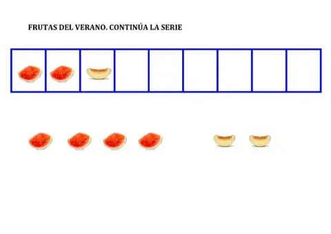 FRUTAS DEL VERANO. CONTINÚA LA SERIE