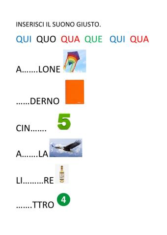 Inserisci qui quo qua que