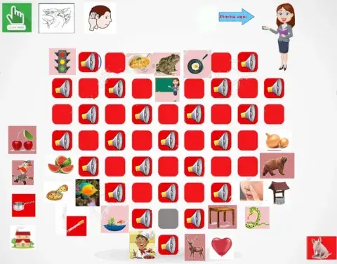 Discriminación auditiva R y L. Arrastar