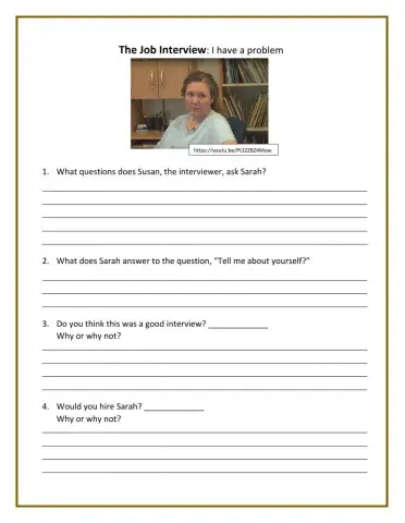 Job Interview: I have a problem